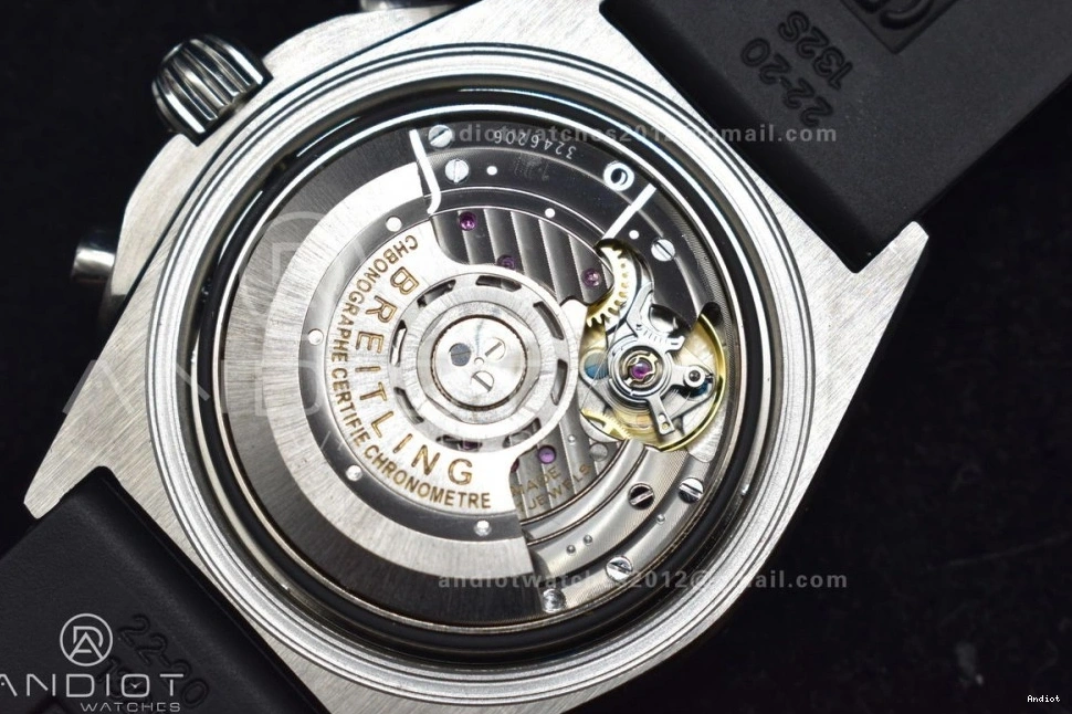 Chrono BLS Version A7750 L-Green Blk LE 43mm B01 1:1 Navitimer SS Best 0327